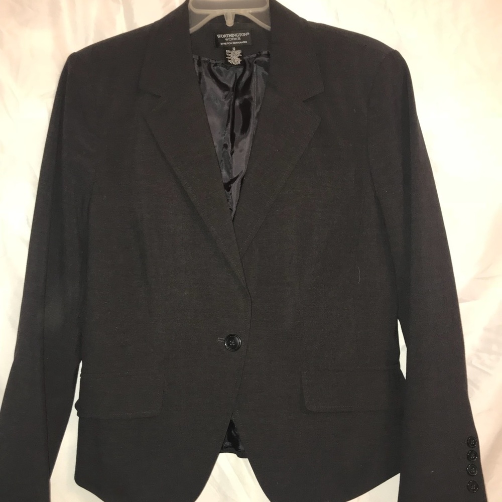 ❗️Staple Item❗️Dark Grey one button Blazer, Sz 12
